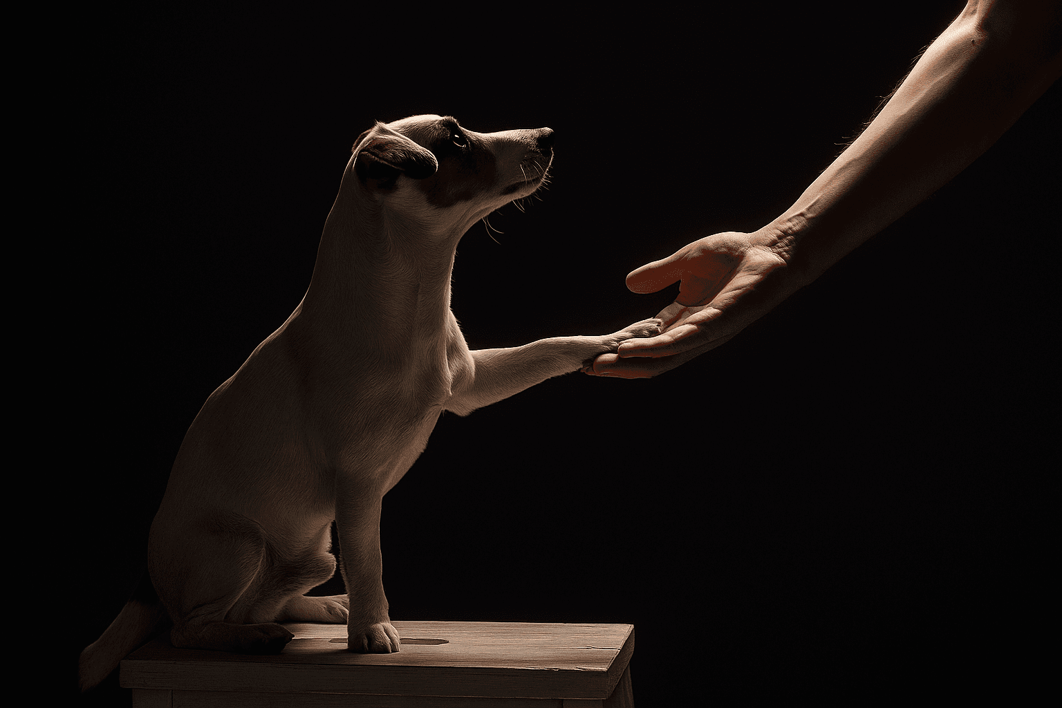 Dog in natural setting